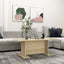 sofabord 103,5x60x40 cm konstrueret træ sonoma-eg