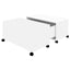 sofabord 75x75x38 cm konstrueret træ hvid