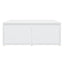 sofabord 80x80x31 cm konstrueret træ hvid