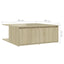 sofabord 80x80x31 cm konstrueret træ sonoma-eg