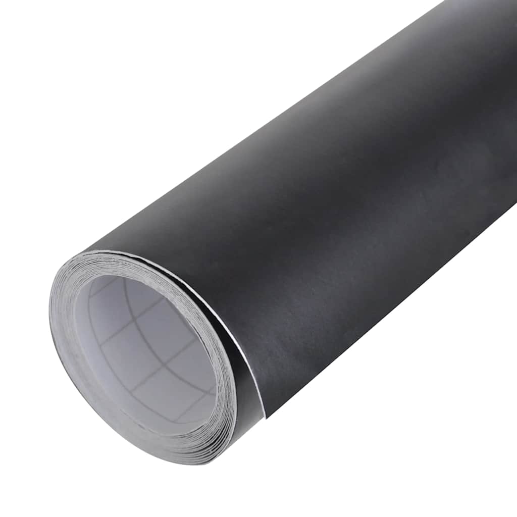 bilfolier 2 stk. 100x150 cm mat sort