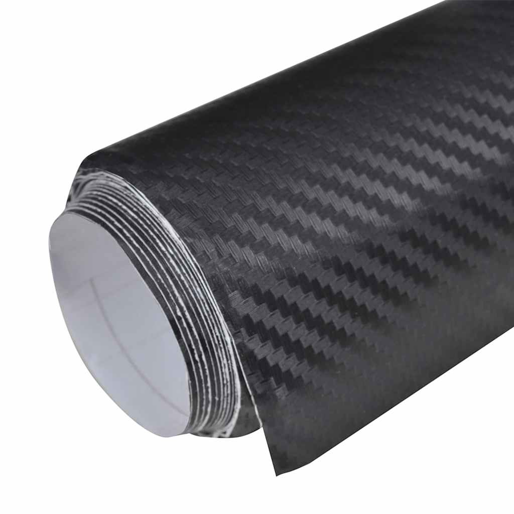 bilfolier 2 stk. 100x150 cm + 50x150 cm 3D sort