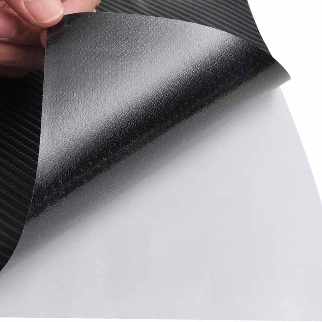 bilfolier 2 stk. 100x150 cm + 50x150 cm 4D sort