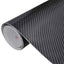 bilfolier 2 stk. 100x150 cm 4D sort