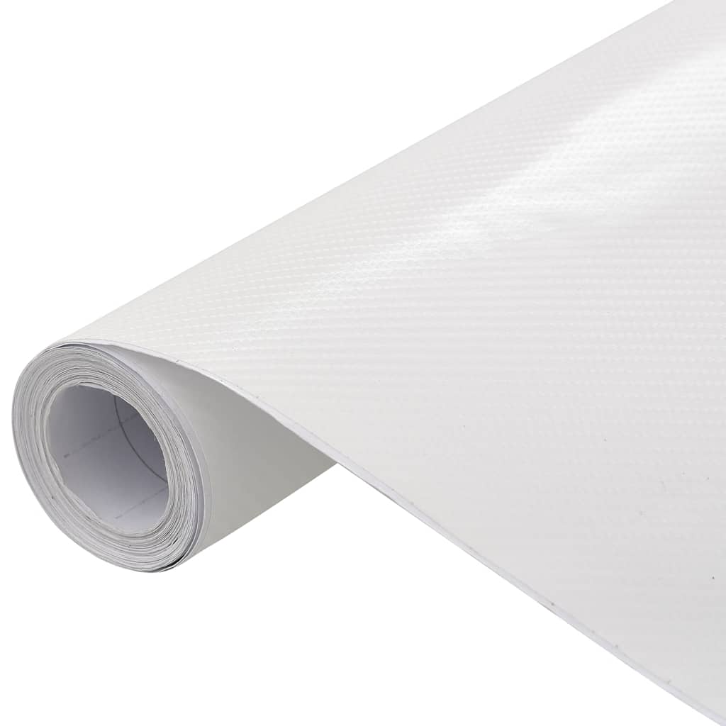 bilfolie 100x150 cm 4D hvid