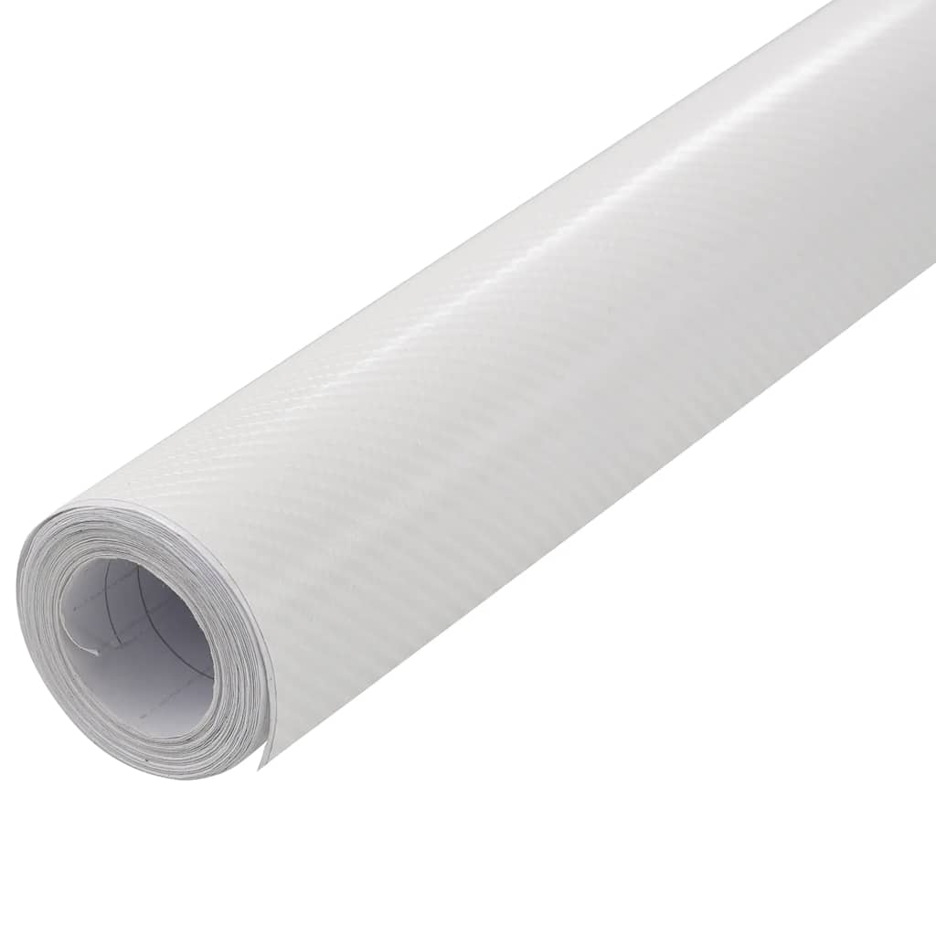 bilfolie 100x150 cm 4D hvid