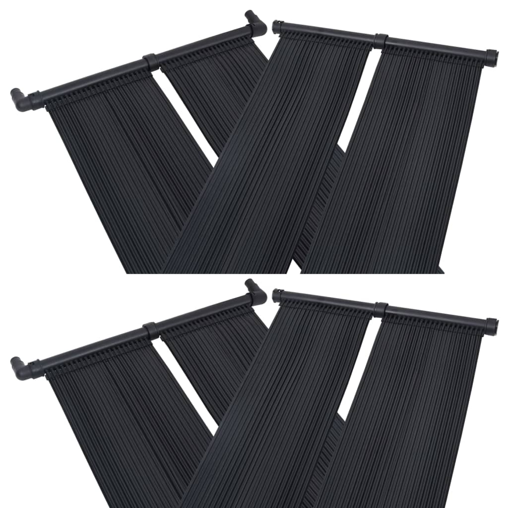 soldrevne varmepaneler til pool 4 stk. 80x310 cm billede