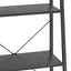 stigereol med 3 hylder 56x35x108 cm sort