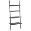 stigereol med 4 hylder 64x34x150,5 cm sort