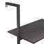 stigereol med 3 hylder 64x35x120,5 cm sort