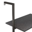 stigereol med 4 hylder 64x35x152,5 cm sort