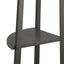 stigereol med 3 hylder 45,5x31,5x120 cm sort