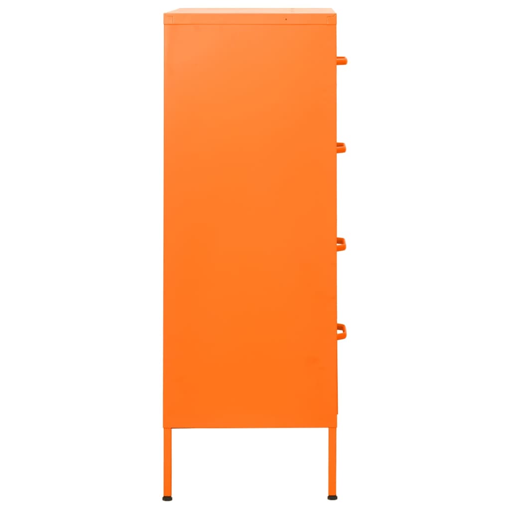 kommode 80x35x101,5 cm Orange