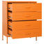 kommode 80x35x101,5 cm Orange