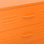 kommode 80x35x101,5 cm Orange