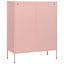 kommode 80x35x101,5 cm Lyserød