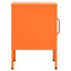 natbord 35x35x51 cm stål orange