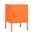 natbord 35x35x51 cm stål orange