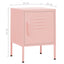 natbord 35x35x51 cm stål pink