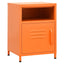 natbord 35x35x51 cm stål orange