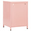 natbord 35x35x51 cm stål pink
