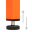 tv-skab 105x35x50 cm stål Orange
