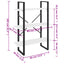 bogreol 80x30x105 cm konstrueret træ hvid