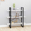 bogreol med 3 hylder 100x30x105 cm massivt fyrretræ hvid