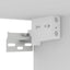 tv-borde 4 stk. 60x30x30 cm konstrueret træ hvid