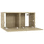 tv-skabe 4 stk. 60x30x30 cm konstrueret træ sonoma-eg