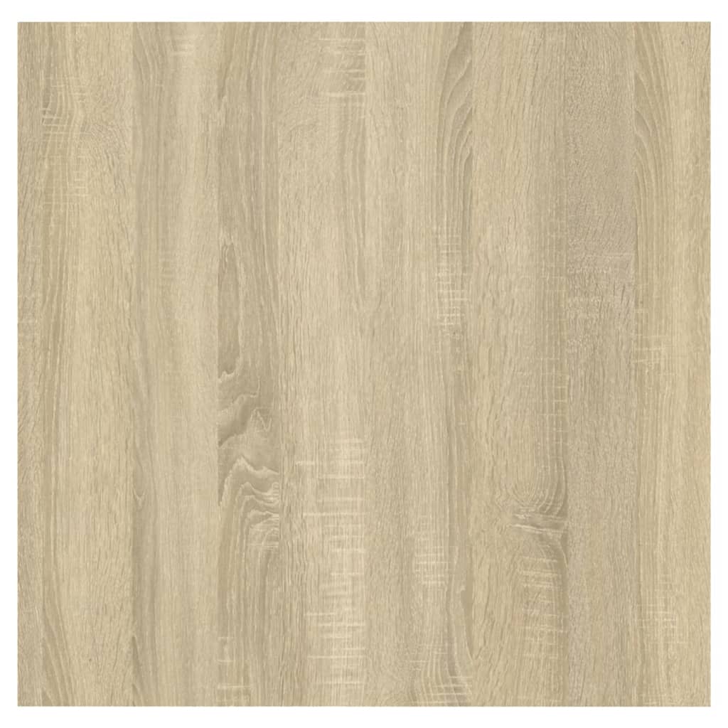 sengeskab 30,5x30x30 cm konstrueret træ sonoma-eg