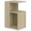 sidebord 36x30x56 cm konstrueret træ sonoma eg
