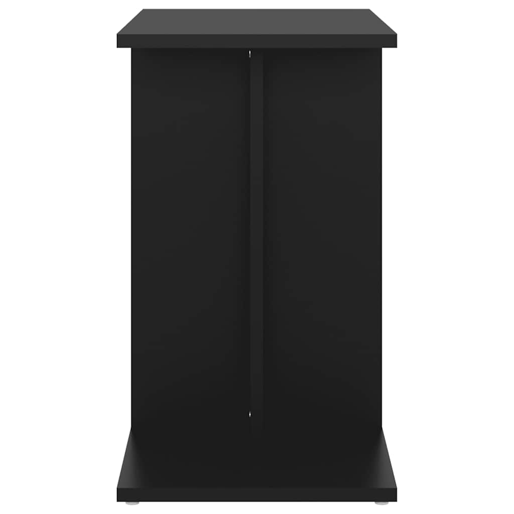 sidebord 50x30x50 cm konstrueret træ sort
