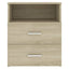 sengeskab 50x32x60 cm sonoma-eg