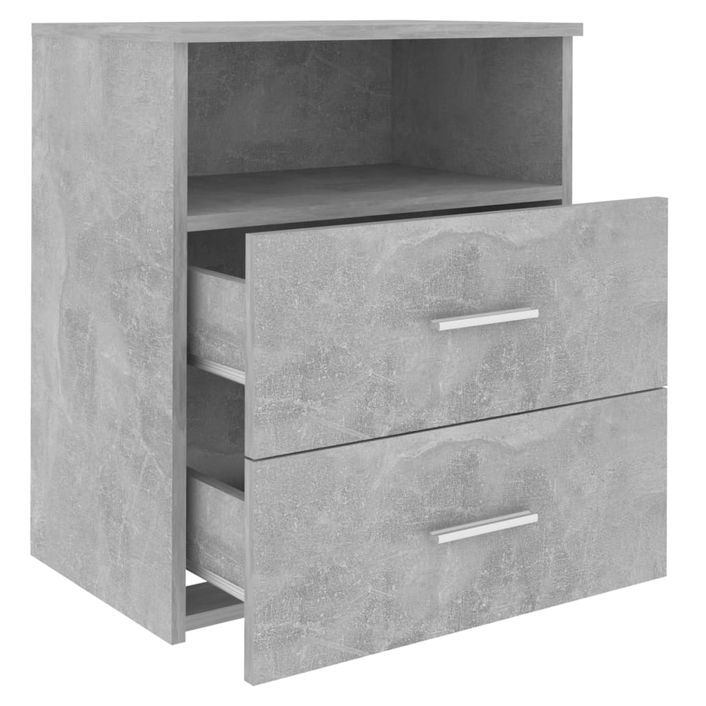 sengeskab 50x32x60 cm betongrå