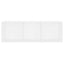tv-skabe 2 stk. 107x35x37 cm konstrueret træ hvid
