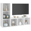 tv-skabe 2 stk. 107x35x37 cm konstrueret træ hvid
