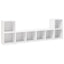 tv-skabe 4 stk. 72x35x36,5 cm konstrueret træ hvid
