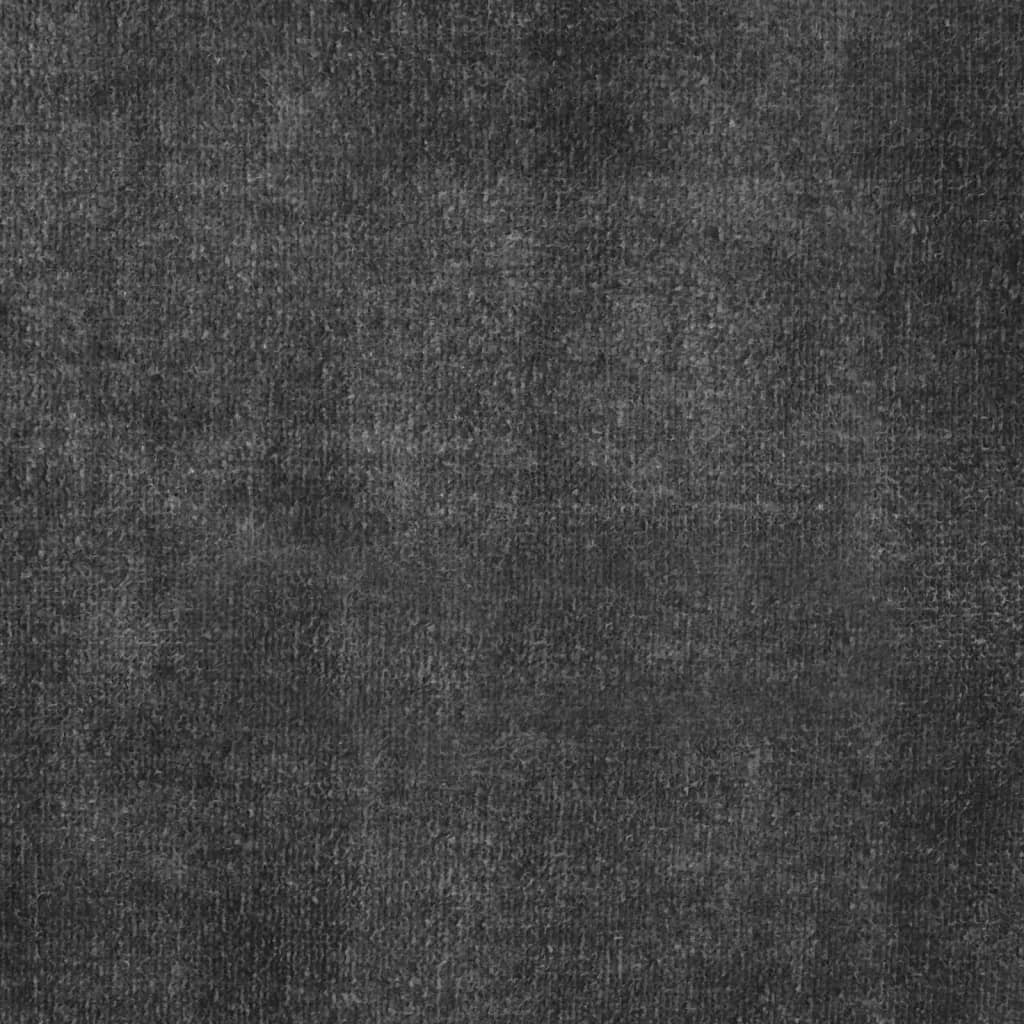 tæppeløber vaskbar sammenfoldelig 80x300cm polyester antracit