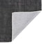 tæppeløber vaskbar sammenfoldelig 80x300cm polyester antracit