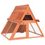 kaninbur 152x127x109,5 cm massivt fyrretræ