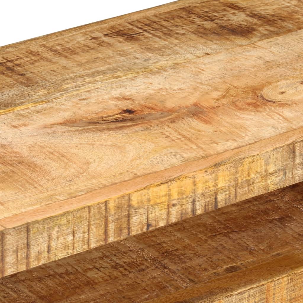 tv-bord 110x30x40 cm massivt mangotræ