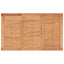 havebord 150x90x75 cm massivt teaktræ