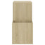 skoskab 105x35,5x70 cm konstrueret træ sonoma-eg
