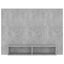væghængt tv-skab 120x23,5x90 cm konstrueret træ grå
