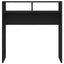 konsolbord 78x30x80 cm konstrueret træ sort