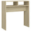 konsolbord 78x30x80 cm konstrueret træ sonoma-eg