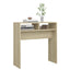 konsolbord 78x30x80 cm konstrueret træ sonoma-eg