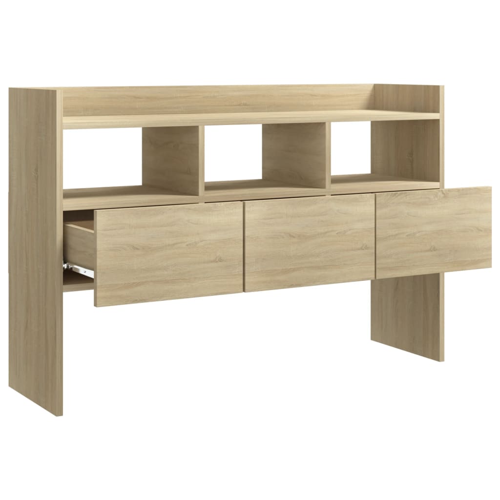 skænk 105x30x70 cm konstrueret træ sonoma-eg