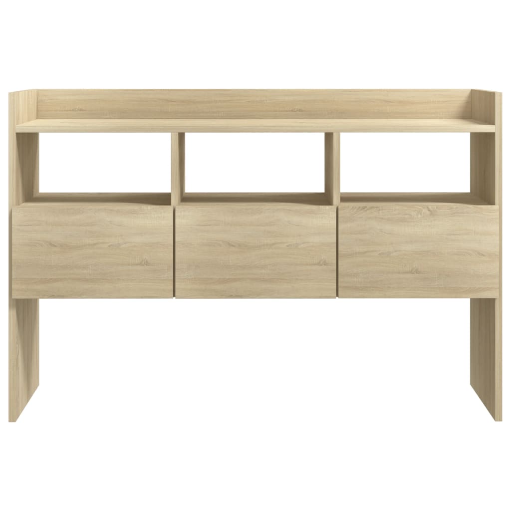 skænk 105x30x70 cm konstrueret træ sonoma-eg